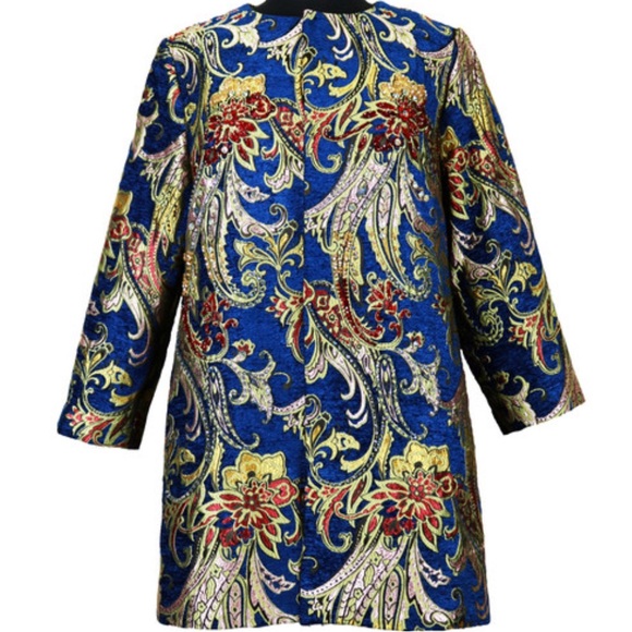NWT Helen's Heart Tapestry Jacket with hand sewn crystals size M - Picture 1 of 14